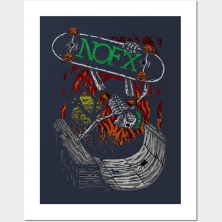 nofx skate Posters and Art